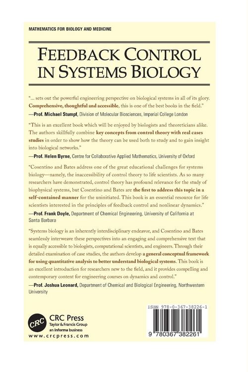 Produktbild: Feedback Control in Systems Biology