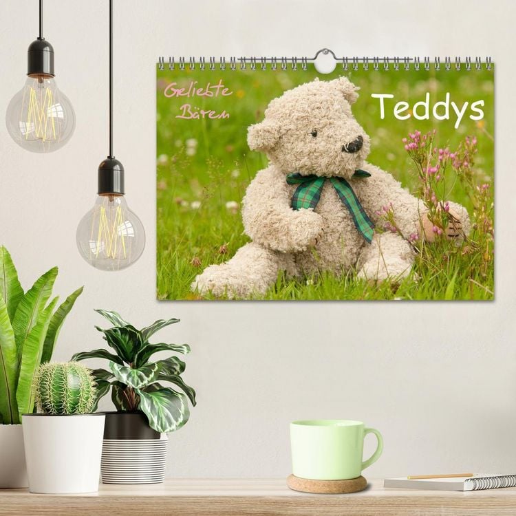 Produktbild: Geliebte B&auml;ren - Teddys (Wandkalender 2026 DIN A4 quer), CALVENDO Monatskalender