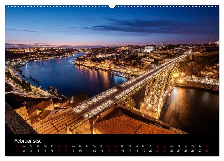 Produktbild: Portugisische Landschaften (Wandkalender 2026 DIN A2 quer), CALVENDO Monatskalender