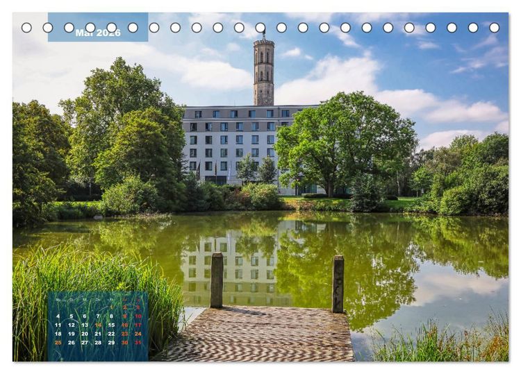 Produktbild: Braunschweiger Bilderbogen (Tischkalender 2026 DIN A5 quer), CALVENDO Monatskalender