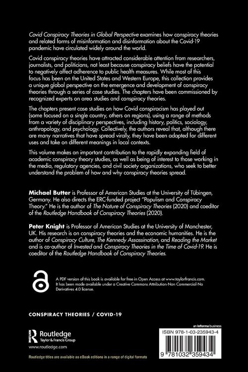Produktbild: Covid Conspiracy Theories in Global Perspective