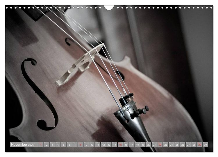 Produktbild: Music Magic of musical instruments (Wall Calendar 2026 DIN A3 landscape), CALVENDO 12 Month Wall Calendar