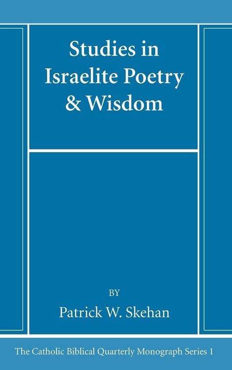 Produktbild: Studies in Israelite Poetry & Wisdom
