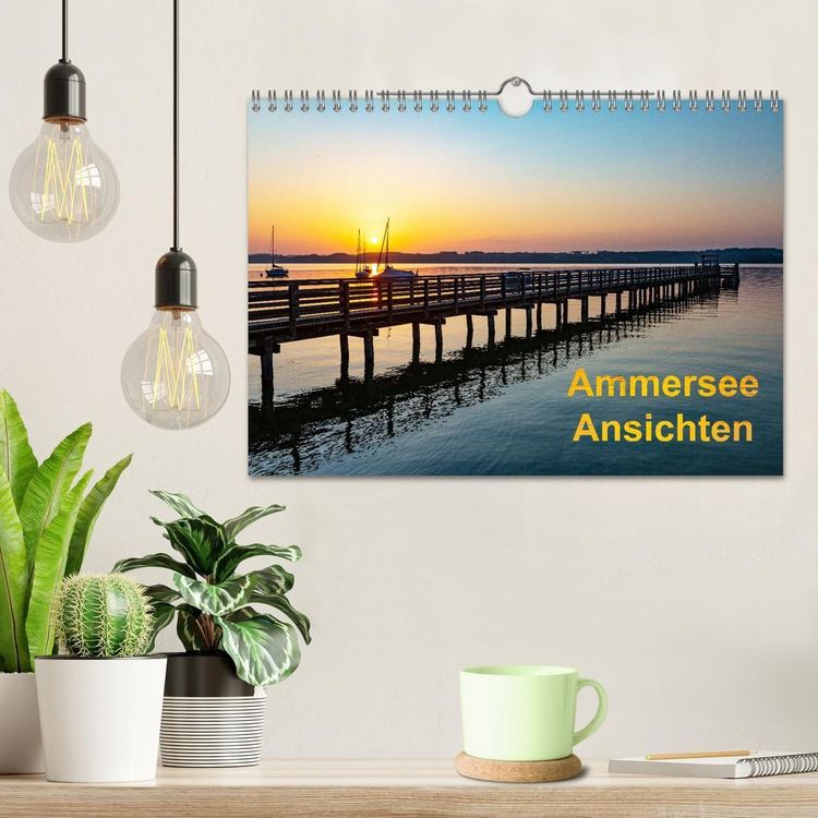 Produktbild: Ammersee-Ansichten (Wandkalender 2027 DIN A4 quer), CALVENDO Monatskalender