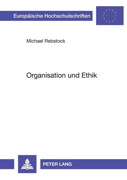 Produktbild: Organisation und Ethik