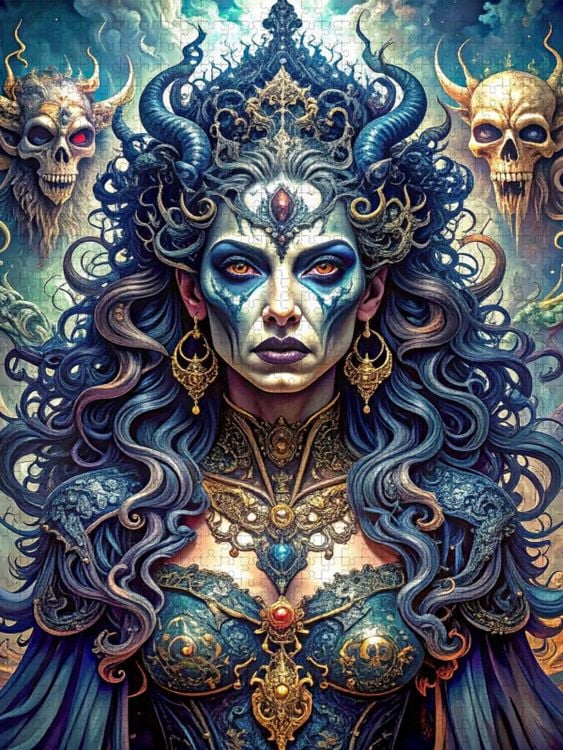 Produktbild: CALVENDO Puzzle November: Die d&auml;monische K&ouml;nigin | 1000 Teile Lege-Gr&ouml;&szlig;e 64x48cm Foto-Puzzle f&uuml;r gl&uuml;ckliche Stunden