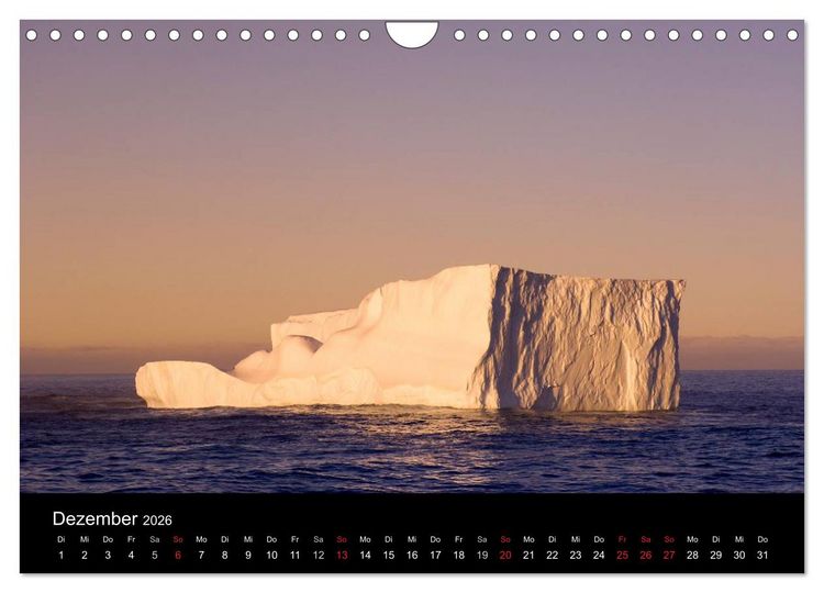 Produktbild: Arktis und Antarktis (Wandkalender 2026 DIN A4 quer), CALVENDO Monatskalender