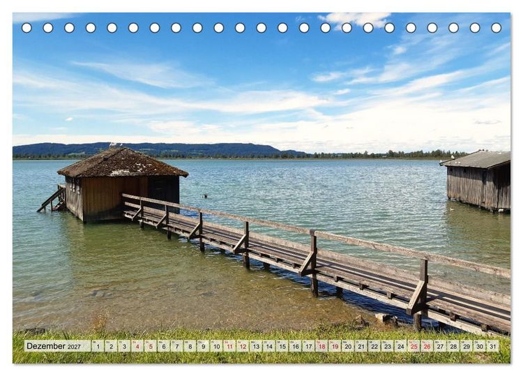 Produktbild: Erholung am See - Die sch&ouml;nsten Seen in Deutschland (Tischkalender 2027 DIN A5 quer), CALVENDO Monatskalender