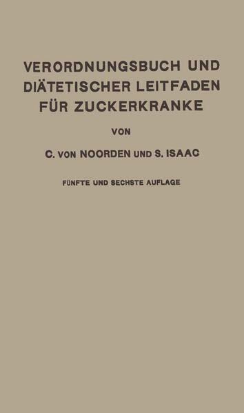 Produktbild: Verordnungsbuch und Di&auml;tetischer Leitfaden f&uuml;r Zuckerkranke