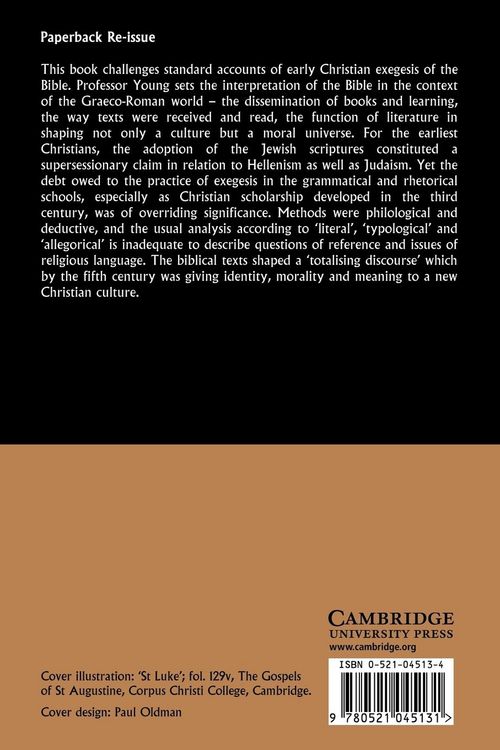 Produktbild: Biblical Exegesis and the Formation of Christian Culture