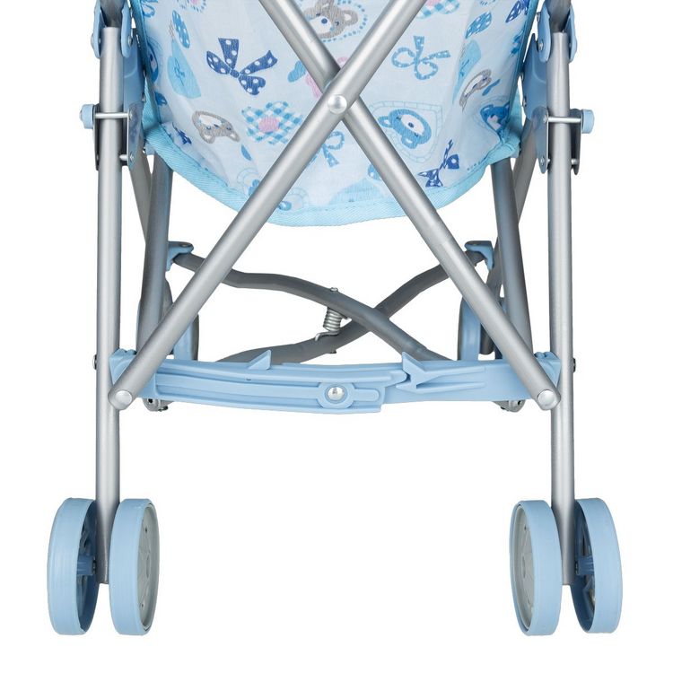 Produktbild: Idena Puppenbuggy zusammenklappbar blau 52x26x55cm Schiebeh&ouml;he 55cm