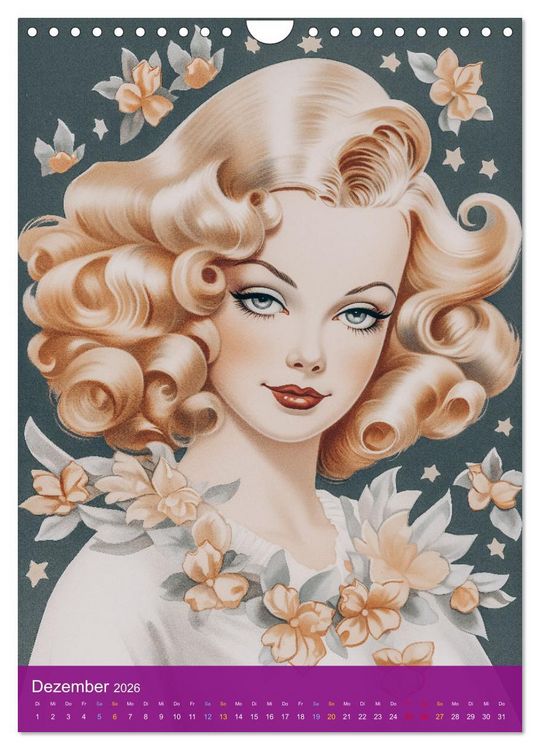 Produktbild: Retro Chic (Wandkalender 2026 DIN A4 hoch), CALVENDO Monatskalender
