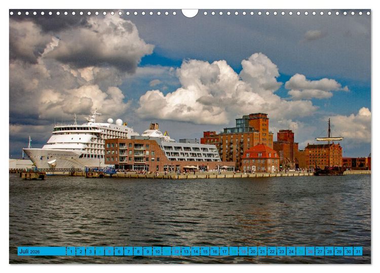 Produktbild: Hansestadt Wismar - Sehnsuchtsort (Wandkalender 2026 DIN A3 quer), CALVENDO Monatskalender