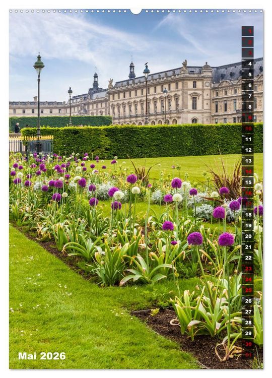 Produktbild: PARIS Stadtspaziergang (hochwertiger Premium Wandkalender 2026 DIN A2 hoch), Kunstdruck in Hochglanz