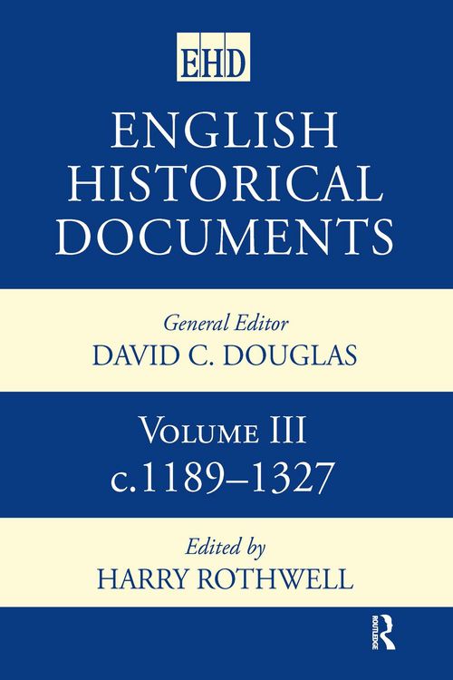 Produktbild: English Historical Documents