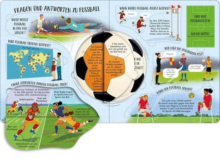 Produktbild: Aufklappen und Entdecken: Fu&szlig;ball