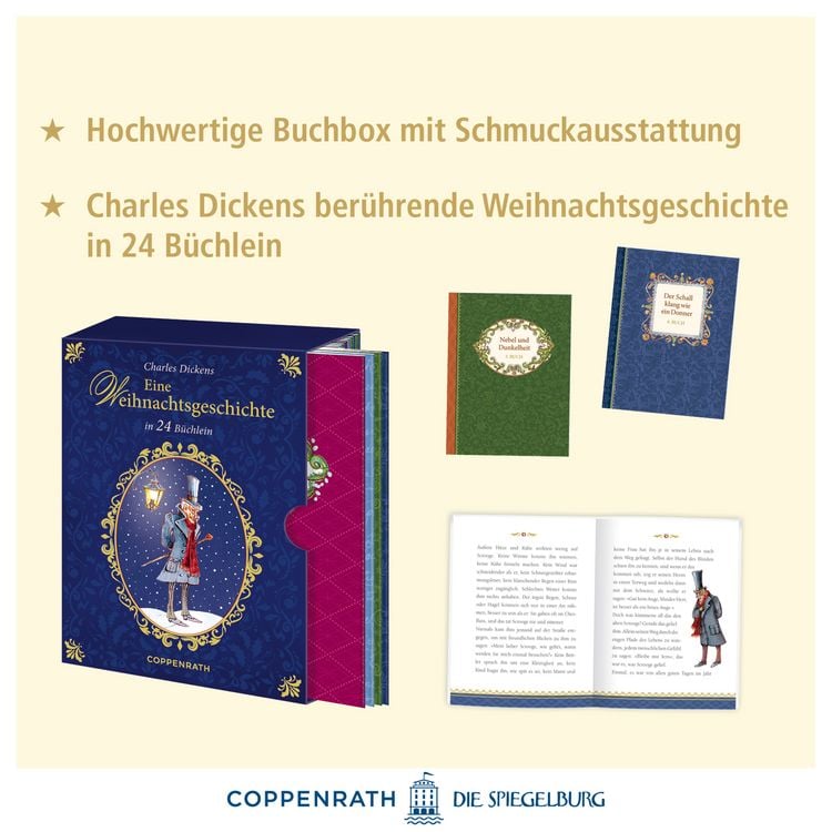 Produktbild: Buchbox-Adventskalender &ndash; Charles Dickens Eine Weihnachtsgeschichte