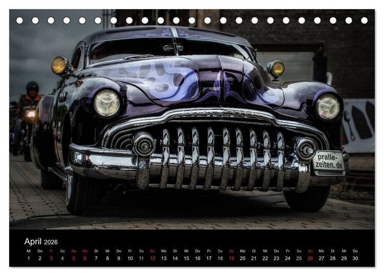 Produktbild: Custom Cars - Autos die begeistern (Tischkalender 2026 DIN A5 quer), CALVENDO Monatskalender