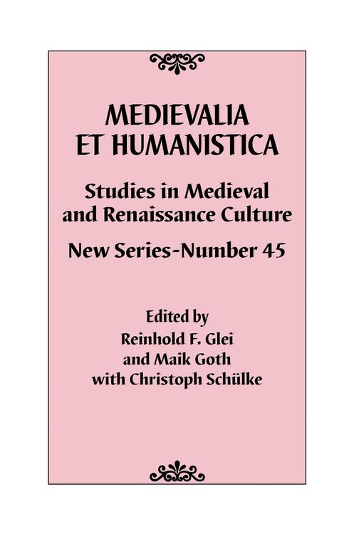 Produktbild: Medievalia et Humanistica, No. 45