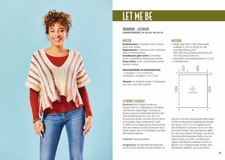 Produktbild: Woolly Hugs H&auml;keln mit verk&uuml;rzten Reihen