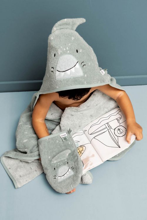Produktbild: Waschhandschuh 2-pack - Mr. Shark - Mr. Dino