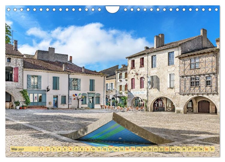 Produktbild: Gascogne, ein St&uuml;ck Paradies (Wandkalender 2027 DIN A4 quer), CALVENDO Monatskalender