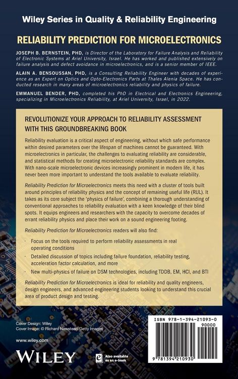 Produktbild: Reliability Prediction for Microelectronics