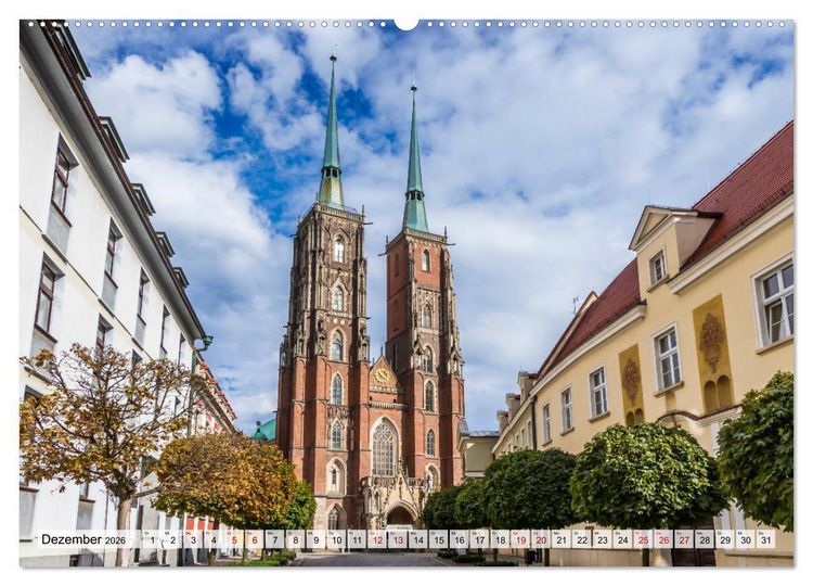 Produktbild: HISTORIE BRESLAU (Wandkalender 2026 DIN A2 quer), CALVENDO Monatskalender