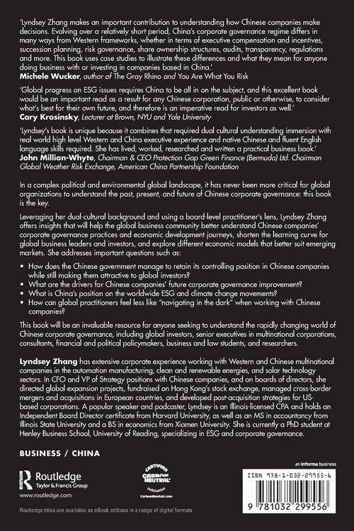 Produktbild: Understanding Chinese Corporate Governance