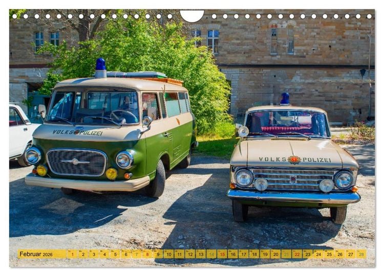 Produktbild: Duroplast & Diesel - DDR Fahrzeuge die keiner vergisst von Tanja Riedel (Wandkalender 2026 DIN A4 quer), CALVENDO Monatskalender