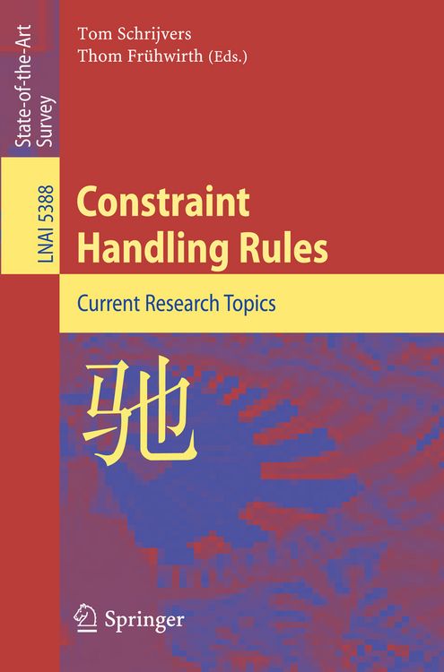 Produktbild: Constraint Handling Rules