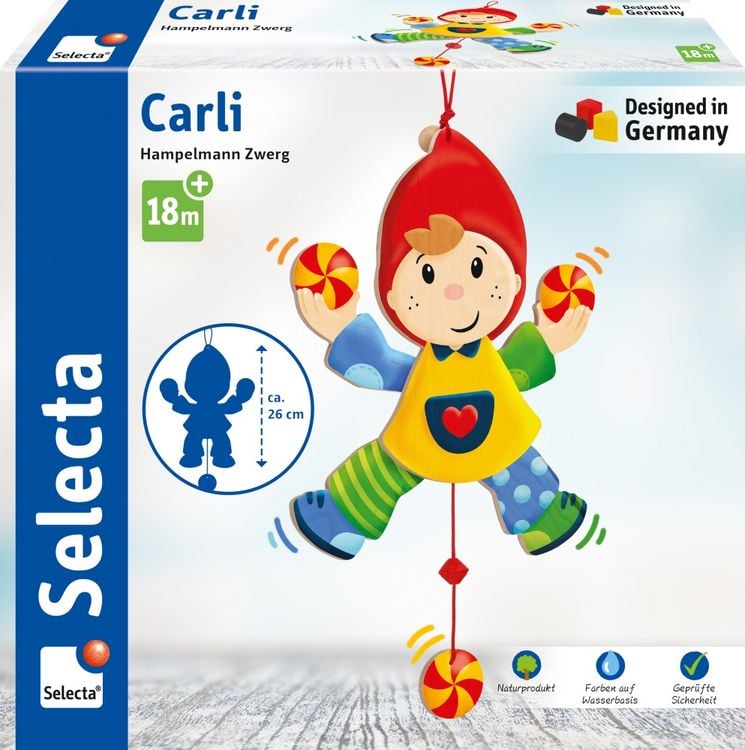 Produktbild: Carli, Hampelmann, 27 cm