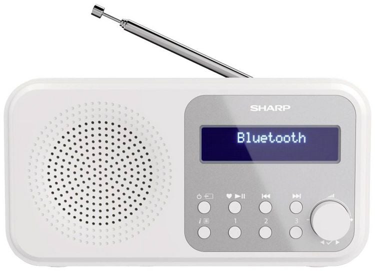Produktbild: Sharp DR-P420 Tischradio DAB+, DAB, FM Bluetooth&reg;, USB Wei&szlig;