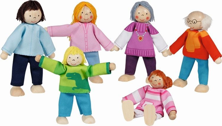 Produktbild: Biegepuppen Moderne Familie
