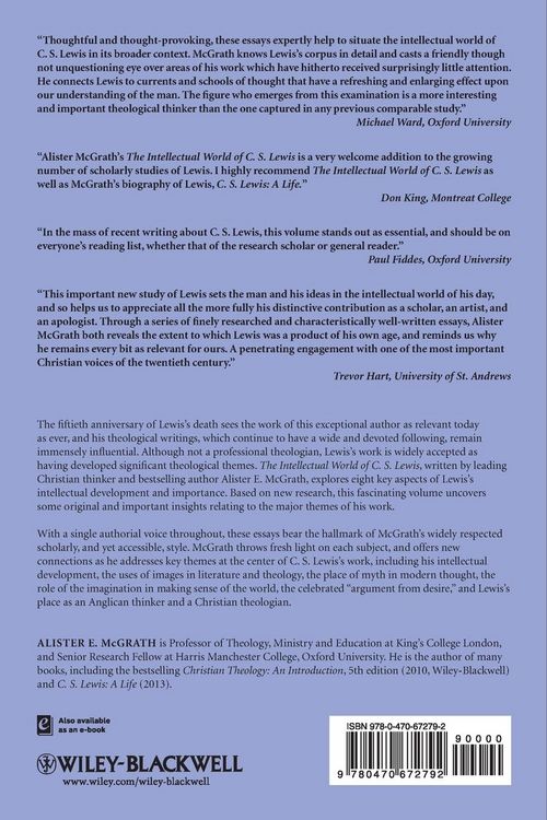 Produktbild: The Intellectual World of C. S. Lewis