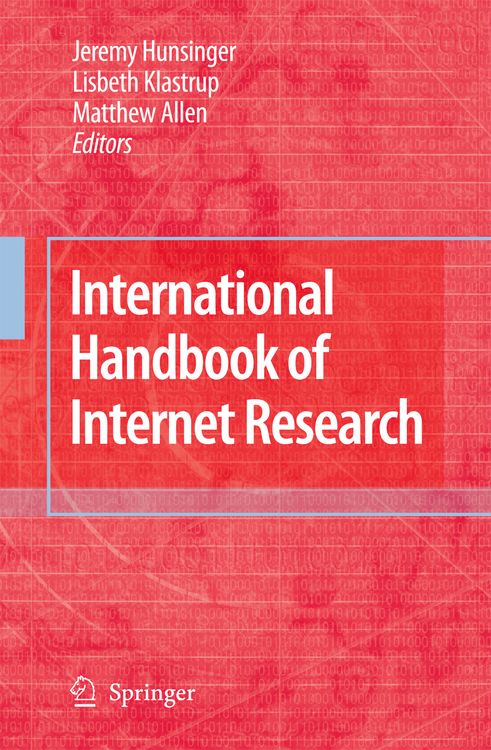 Produktbild: International Handbook of Internet Research