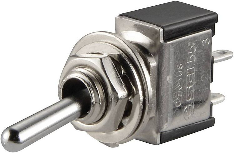Produktbild: TRU Components 1587777 TC-TA102F1 Kippschalter 250 V/AC 3A 1 x Ein/Ein rastend 1St.