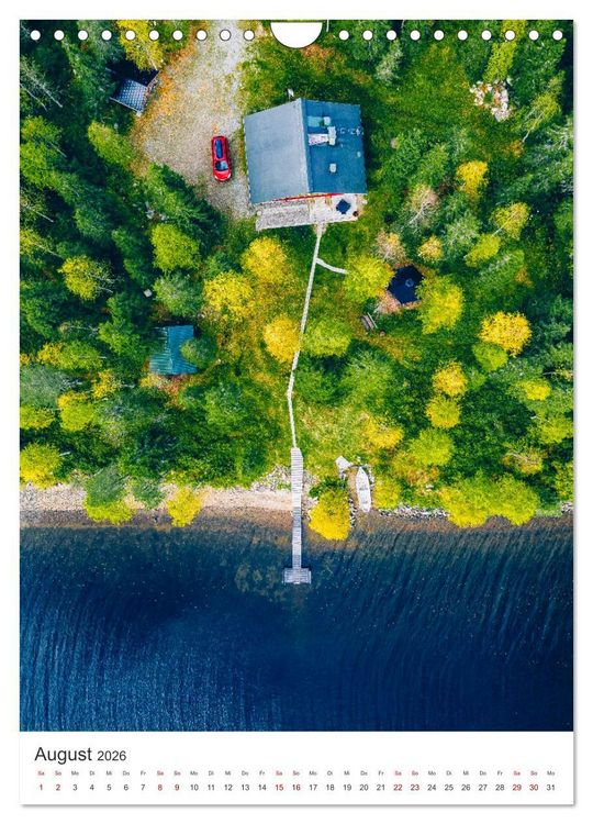 Produktbild: Traumparadies Schweden (Wandkalender 2026 DIN A4 hoch), CALVENDO Monatskalender