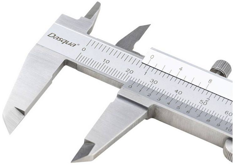 Produktbild: Dasqua 1120-3115 DIN EN 862, Monoblock-Messschieber 150mm Edelstahl