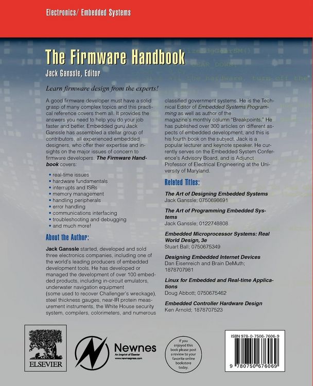 Produktbild: The Firmware Handbook