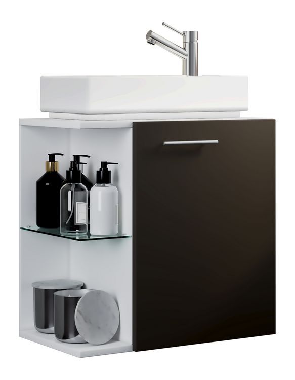 Produktbild: 2-tlg G&auml;ste WC Waschplatz Bad Waschtisch Hausa