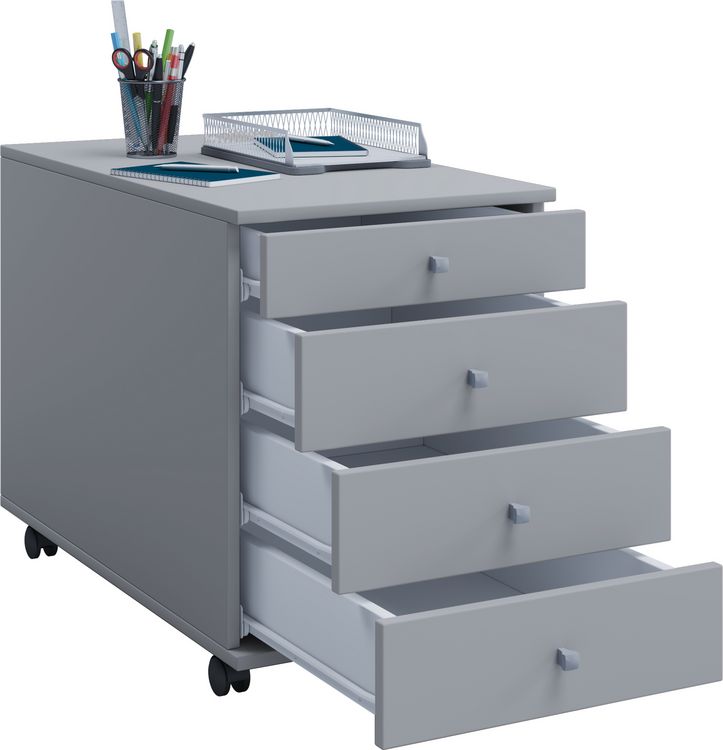 Produktbild: Rollcontainer B&uuml;rocontainer Schublade Lona 75 cm