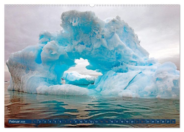 Produktbild: Berge aus Eis (Wandkalender 2026 DIN A2 quer), CALVENDO Monatskalender