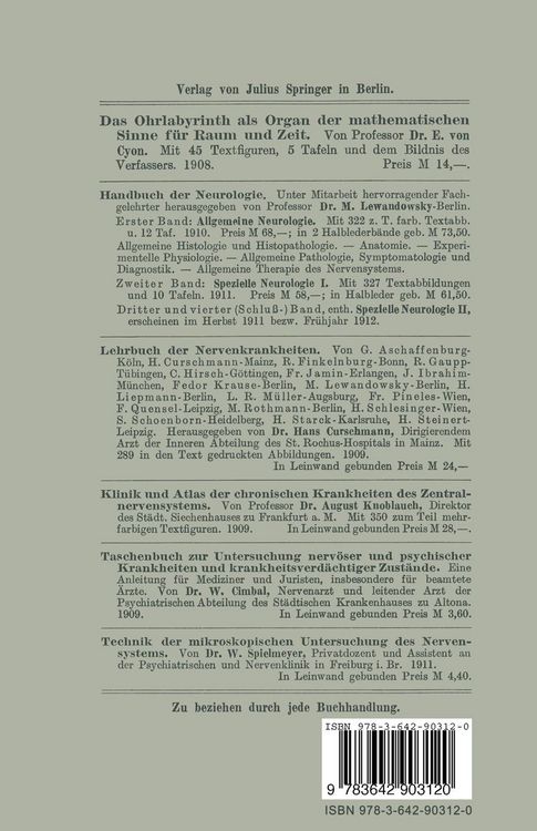 Produktbild: Der vestibul&auml;re Nystagmus und seine Bedeutung f&uuml;r die neurologische und psychiatrische Diagnostik
