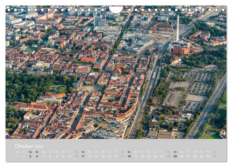 Produktbild: Hugenottenstadt Erlangen 2026 (Wandkalender 2026 DIN A4 quer), CALVENDO Monatskalender