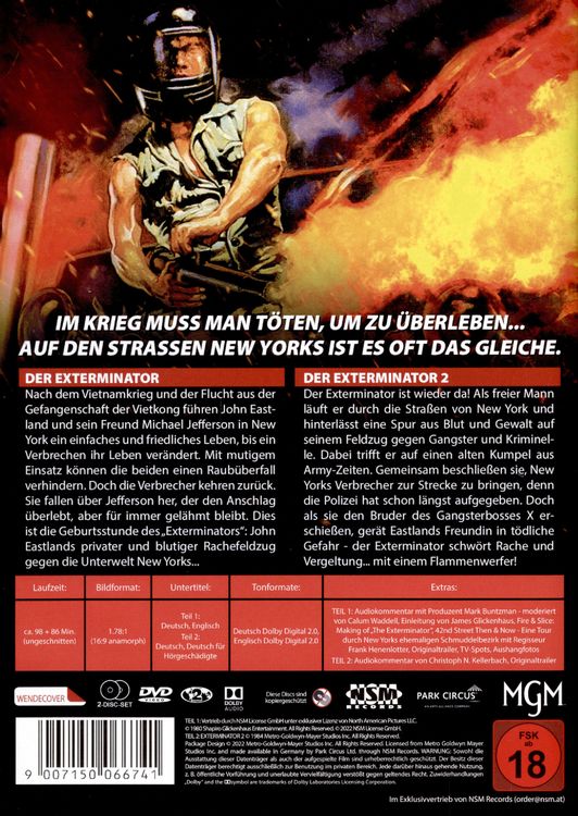 Produktbild: The Exterminator 1 & 2 (uncut)