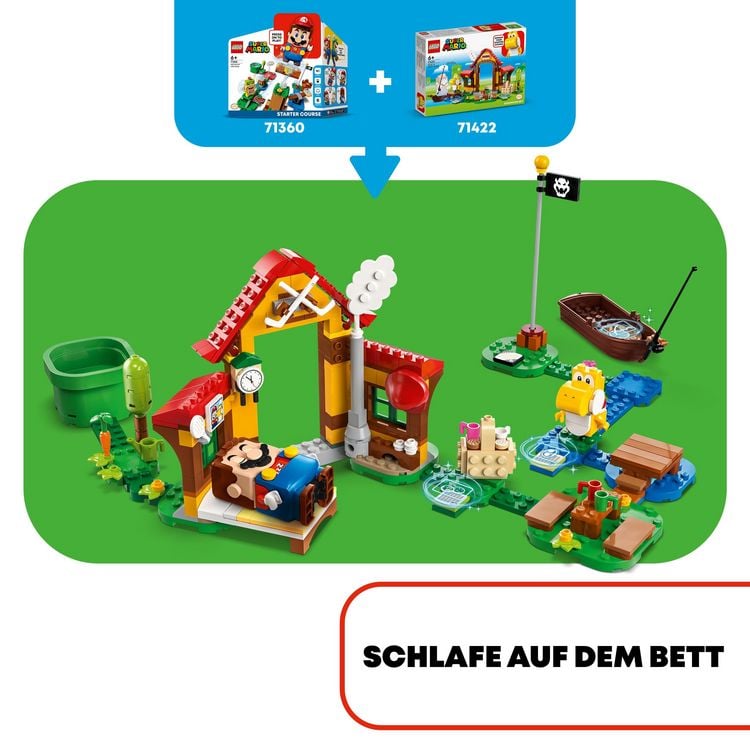 LEGO Super Mario 71422 Picknick bei Mario – Erweiterungsset mit Yoshi