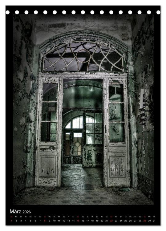 Produktbild: Lost Places Vergessene Orte (Tischkalender 2026 DIN A5 hoch), CALVENDO Monatskalender