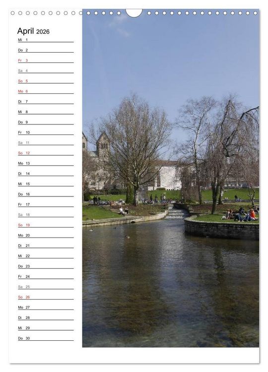 Produktbild: Streifz&uuml;ge durch Paderborn (Wandkalender 2026 DIN A3 hoch), CALVENDO Monatskalender