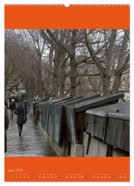 Produktbild: Paris et ses bouquinistes (Calendrier mural 2026 DIN A2 horizontal) calendrier de bureau